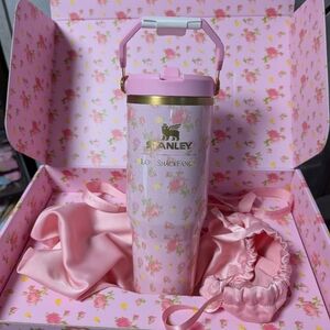 NEW STANLEY cup 30 OZ Ibiza Sunset Iceflow Tunbler loveshackfancy ORIGINAL